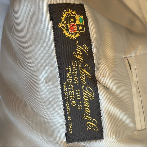 BOSS Boss Hugo 46L gray tan blue plaid wool
Sports coat suit jacket long - Picture 3 of 12